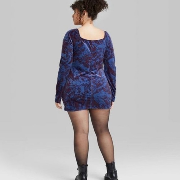 Wild Fable Purple Marble Mini Dress - Picture 2 of 5